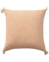 Lr Home Blesilda Transitional Stripes Throw Pillow In Orange