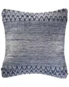 Lr Home Blue And Ivory Textured Throw Pillow In Blue