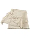 Lr Home Bohemian Basics Decorative Diamond Tufted Cotton Throw Blanket In Birch