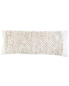 Lr Home Bohemian Farmhouse Textured Knot Lumbar Throw Pillow In White