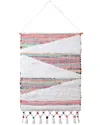 Lr Home Boho Chindi Cloudy Day Woven Wall Hanging In Multi