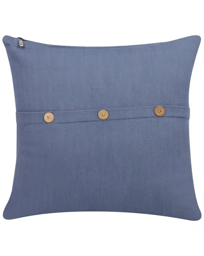 Lr Home Boston Buttoned Throw Pillow In Blue