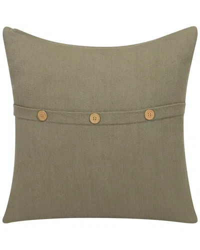 Lr Home Boston Buttoned Throw Pillow In Gray
