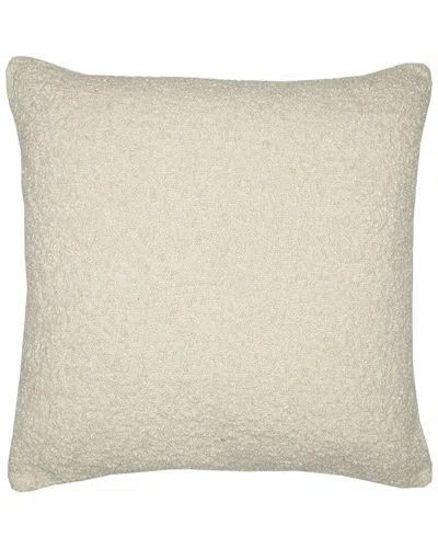 Lr Home Boucle Hand-woven Throw Pillow 20 X 20 In Neutral