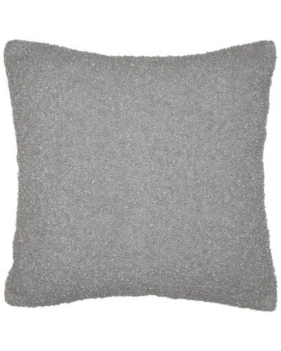 Lr Home Boucle Hand-woven Throw Pillow 20 X 20 In Gray