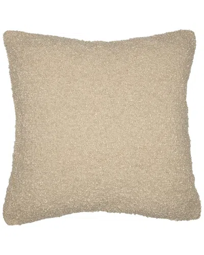 Lr Home Boucle Hand-woven Throw Pillow 24 X 24 In Brown