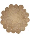 Lr Home Brynn Hand-woven Geometric Area Rug In Beige