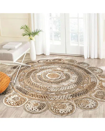 Lr Home Brynn Hand-woven Braided Area Rug In Brown