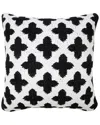 Lr Home Brynn Modern Cross Woven Geometric Throw Pillow In White