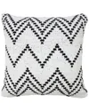 Lr Home Brynn Modern Woven Chevron Throw Pillow In White