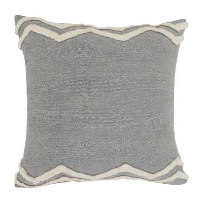 Lr Home Caia Geometric Square Throw Pillow In Gray