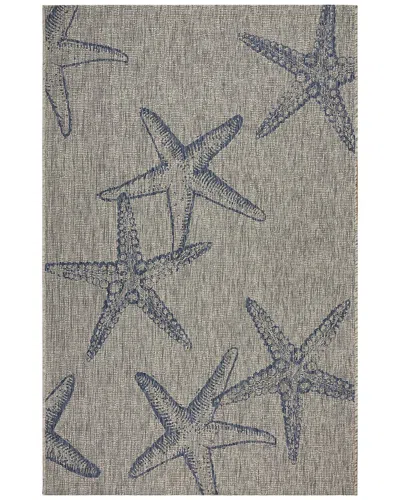 Lr Home Captiva Indoor/outdoor Rug In Gray