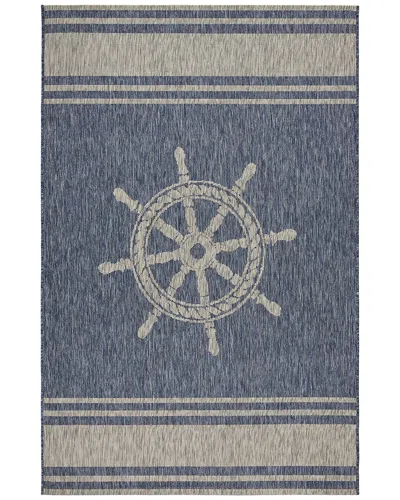 Lr Home Captiva Indoor/outdoor Rug In Navy