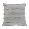 Lr Home Cassie Solid Square Throw Pillow In Gray