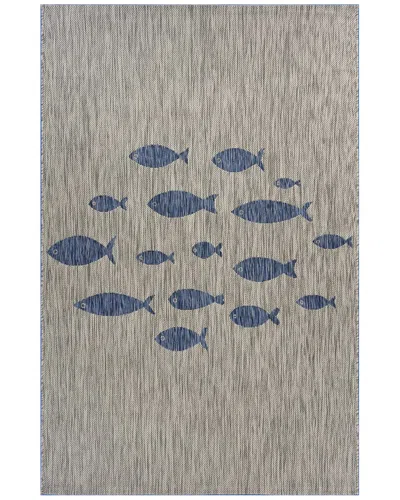 Lr Home Catalina Indoor/outdoor Rug In Gray