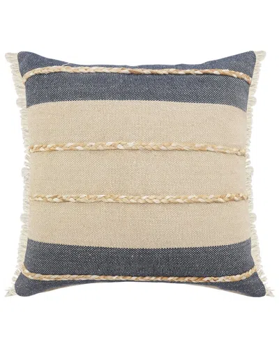 Lr Home Celeste Atlantis And Taupe Throw Pillow In Multi
