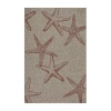 Lr Home Celeste Starfish Indoor Outdoor Rectangular Area Rug In Gray