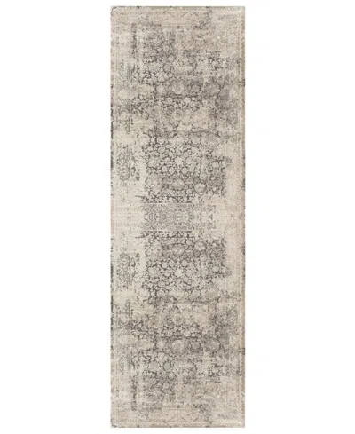 Lr Home Cheshire Chesh-82121 2'6''x9'9'' Runner Area Rug In Gray Beige