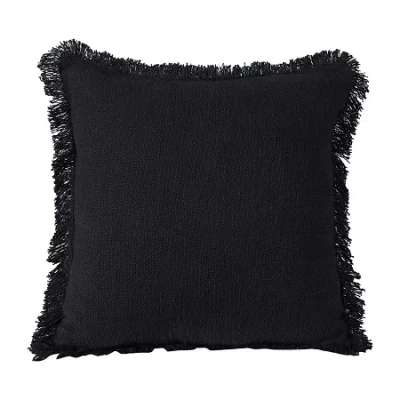 Lr Home Cirra Modern Square Throw Pillow In Black
