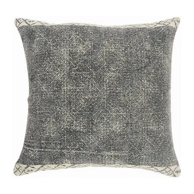 Lr Home Clar Geometric Square Throw Pillow In Gray