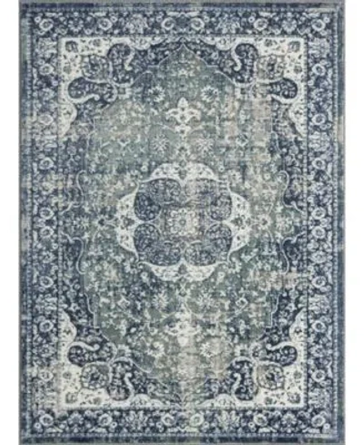 Lr Home Closeout  Atlas Atl82058 Area Rug In Blue,gray