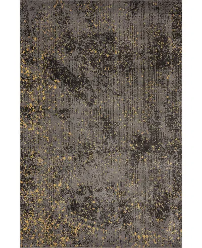 Lr Home Closeout!  Frenzy Speckled Abstract Embers 7'6" X 9'6" Area Rug In Gray,multi