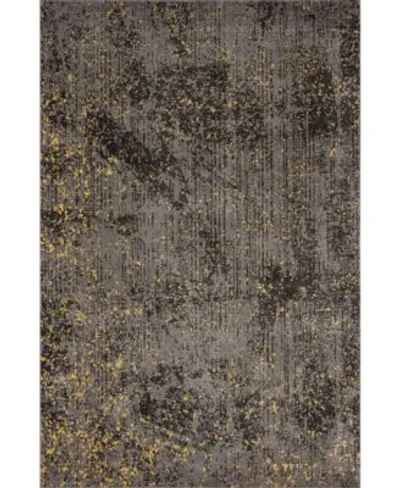 Lr Home Closeout  Frenzy Speckled Abstract Embers Area Rug In Gray,multi