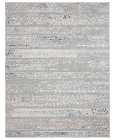 Lr Home Closeout!  Mango Miche81636 7'10" X 9'10" Area Rug In Gray,blue