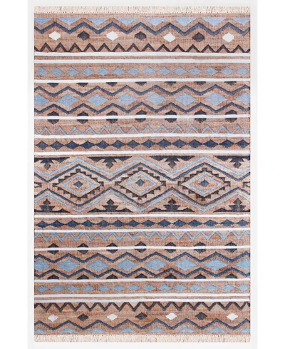 Lr Home Closeout!  Nero Nro81981 6' X 9' Area Rug In Tan,mist
