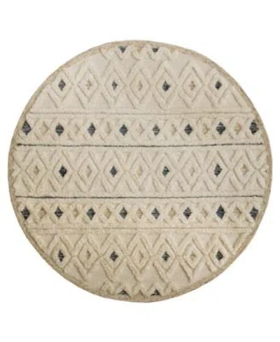 Lr Home Closeout  Sweet Sinuo54112 Area Rug In Cream,navy