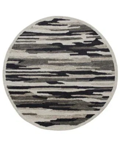 Lr Home Closeout  Sweet Sinuo54122 Area Rug In Black,gray