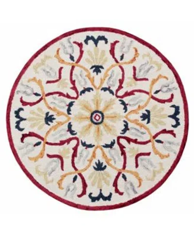 Lr Home Closeout  Sweet Sinuo54154 Area Rug In Red,yellow