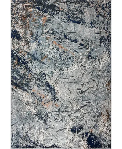 Lr Home Closeout!  Tempest Abstract Arctic Glacier 5' X 7'6" Area Rug In Gray,multi