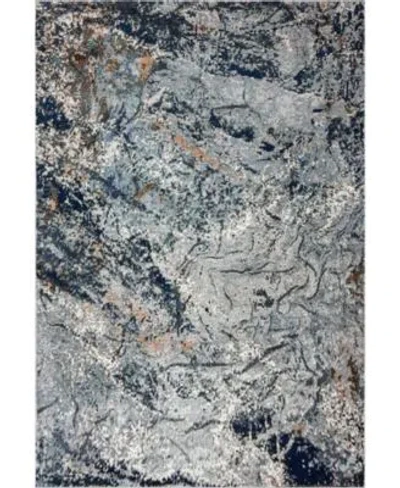 Lr Home Closeout  Tempest Abstract Arctic Glacier Area Rug In Gray,multi