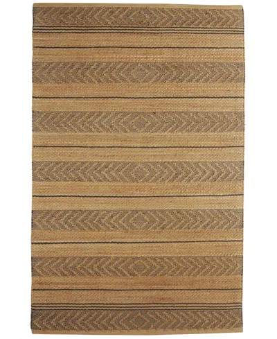 Lr Home Closeout! Terra Terra8189a 7'9" X 9'9" Area Rug In Tan,gray