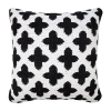 Lr Home Cole Modern Square Throw Pillow In White
