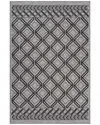 Lr Home Contemporary Geometric Indoor/outdoor Performance Area Rug In Black