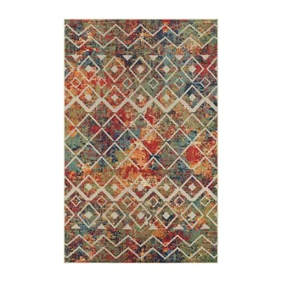 Lr Home Corazon Multicolor Eclectic Indoor Outdoor Rectangular Area Rug