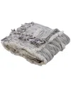 Lr Home Cornered Linework Throw Blanket In Blue
