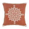 Lr Home Dane Abstract Square Throw Pillow In Orange