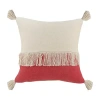 Lr Home Danny Textured Square Throw Pillow In Red