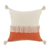 Lr Home Danny Textured Square Throw Pillow In White
