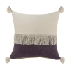 Lr Home Danny Textured Square Throw Pillow In Purple
