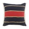 Lr Home Darris Stripe Square Throw Pillow In Red