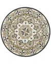 Lr Home Dazzle Wool Rug In Ivory