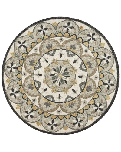 Lr Home Dazzle Wool Rug In Ivory