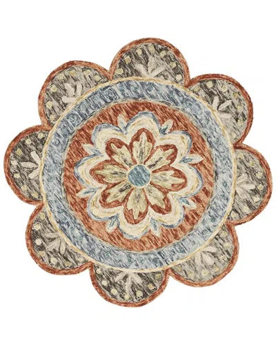 Lr Home Dazzle Wool Rug In Brown