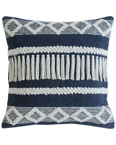 LR HOME LR HOME DIAMOND STRIPE TEXTURED THROW PILLOW