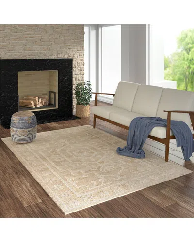 Lr Home Diamond Traditional Medallion Handmade Area Rug In Neutral