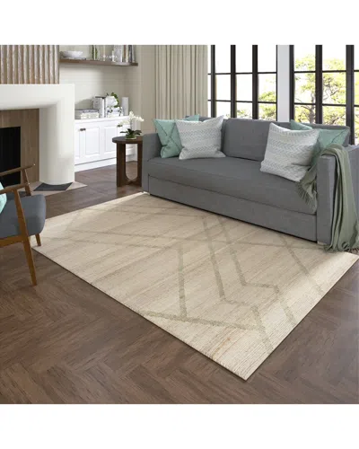 Lr Home Diamond Transitional Abstract Handmade Area Rug In Neutral